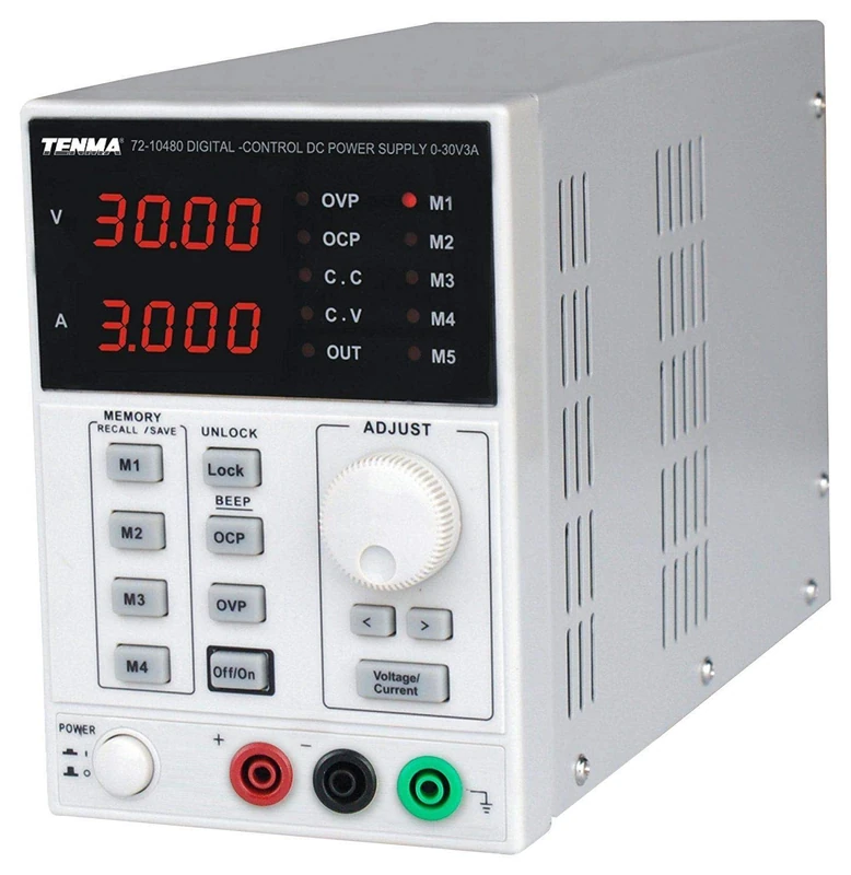 TENMA Single Output DC Bench Power Supply 0-30V / 0-3A