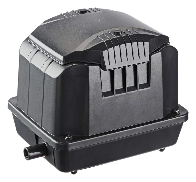 Pontec PondoAir Set 3600 43111 Complete Set for Oxygen Supply/Oxygen Enrichment/Pond Fan, Black