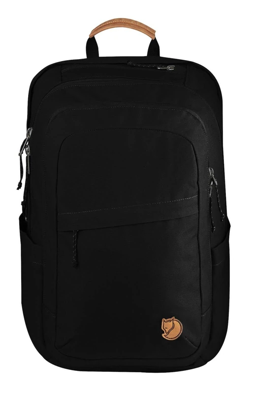 Fjällräven Raven Unisex Adult's Outdoor Hiking Backpack, Black, 46 x 31 x 28 cm, 28 l