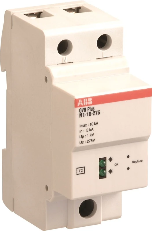 ABB ABB381225GSB 2CTB813812R2500 Monobloc Surge Arrester with Integrated Protection, White