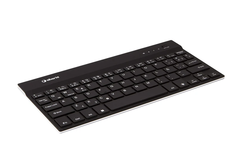 Teclado inalambrico silver ht mini backlit keyboard