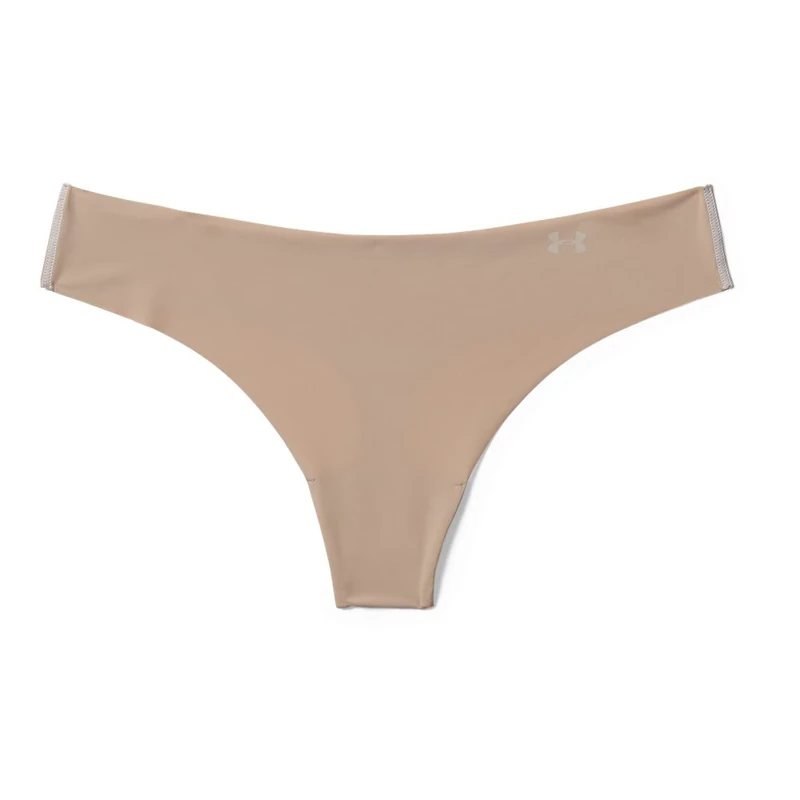 Under Armour Women Pure Stretch Thong Underwear - Nude, XL - Image 1