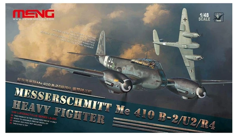 Meng 1:48 Scale Messerschmitt MeScale410bScale2/U2/R4 Heavy Fighter Model Kit