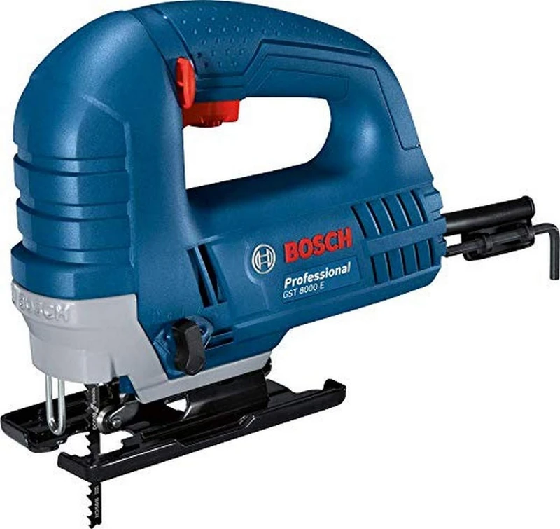 Bosch Professional GST 8000 E Jigsaw (Including 1x Saw Blade T144 D, Anti-Splinter Guard, in Carton)