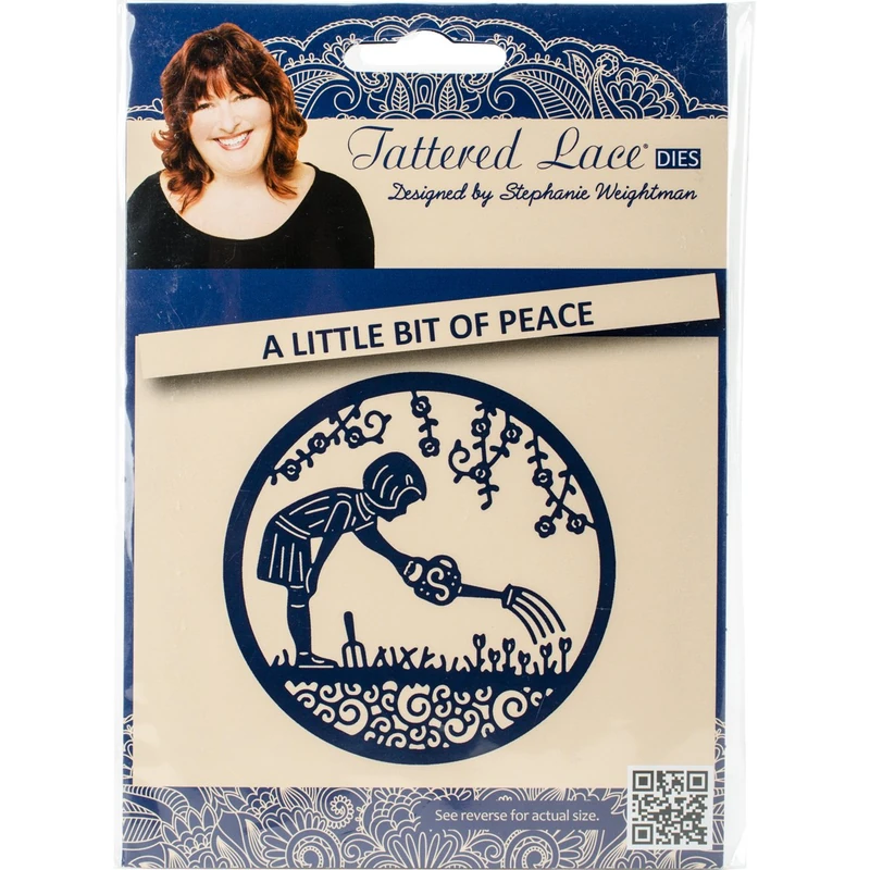 Create and Craft Tattered Lace Metal Die A Little Bit Of Peace - Image 1