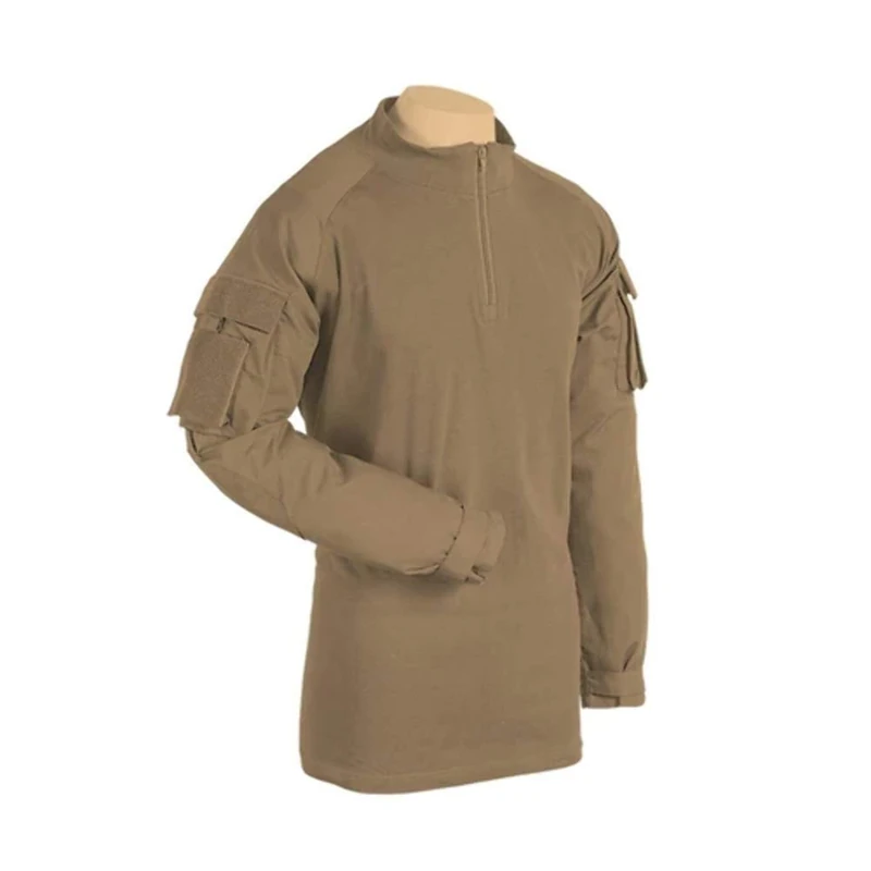 VooDoo Tactical 01-9582007096 Combat Shirt With Zipper, Coyote, X-Large