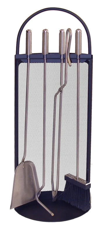 Imex The Fox 10008 – Game for Fireplace arco-Malla (Useful Stainless Steel, 68 x 23 x 14 cm)