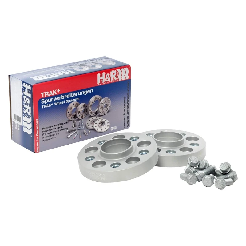 H&R DRA-System Wheel spacer set 50mm per axle - Bolt pattern 5x112 - Hub 57,1mm - Bolt size M14x1,5 - compatible with Skoda/Volkswagen