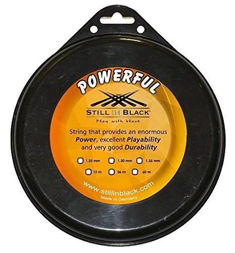 Still in Black Powerful Tennis Racquet String, Powerful