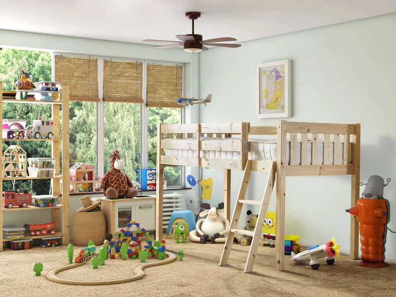 STRICTLY BEDS&BUNKS Avalon Midi Sleeper Cabin Bed, 2ft 6 Single