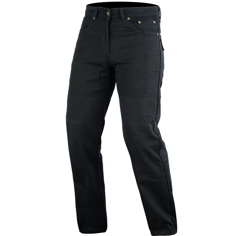 Bikers Gear Australia Unisex Dkj1001blk-30s Motorcycle Black Classic Cut jeans with DuPontTM KEVLAR ARAMID FIBRE Removable Armour, Black, 30 Short UK