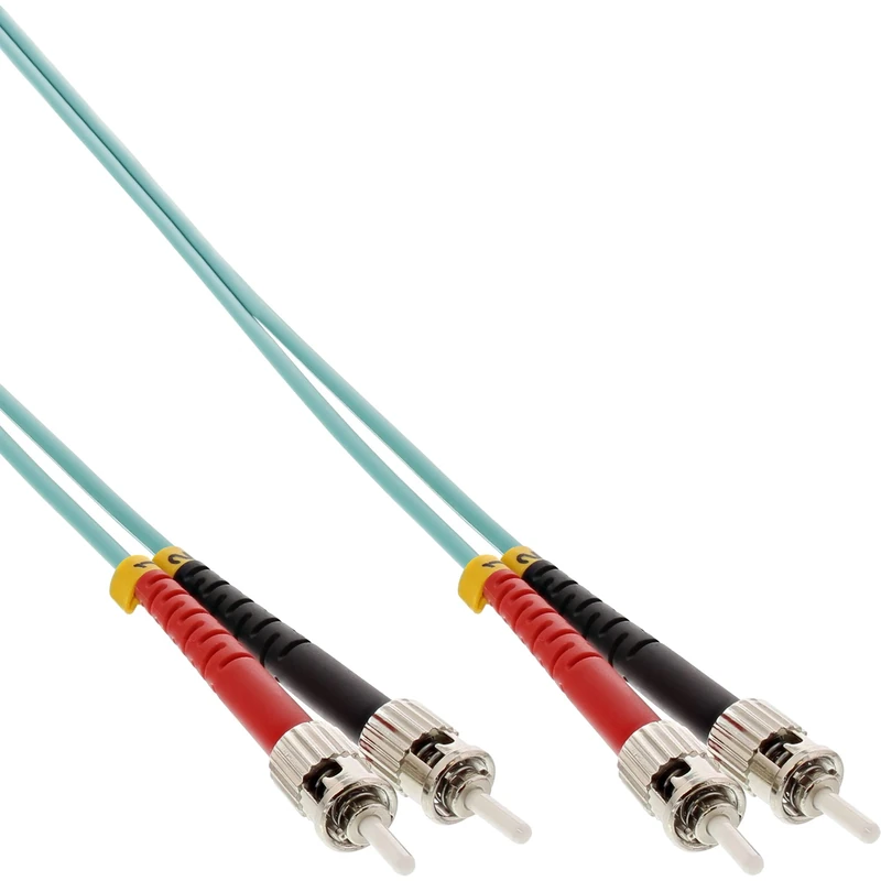 InLine® 81515O LWL Duplex Cable ST/ST 50/125µm, OM3 15 m