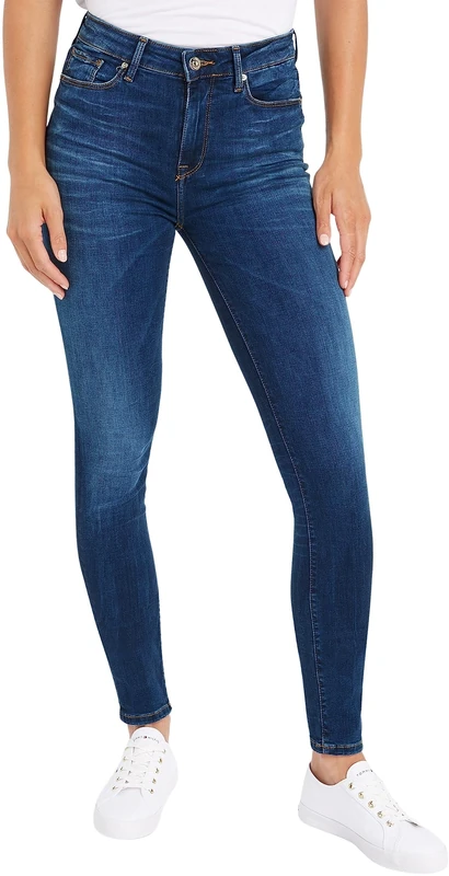 Tommy Hilfiger Women's Heritage Como Skinny Rw Ww0ww11860 Skinny Jeans, Blue (Doreen), 32W / 30L