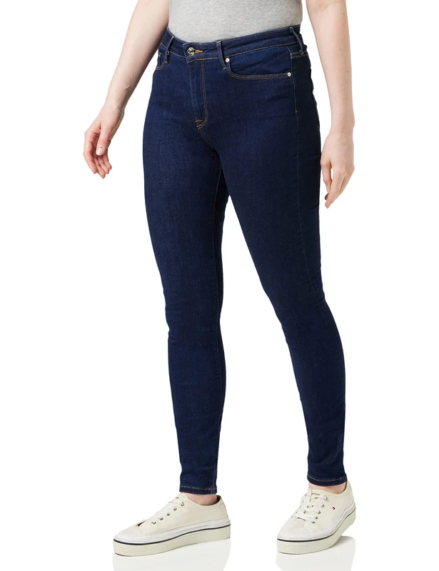 Tommy Hilfiger Women's Heritage Como Skinny Rw Ww0ww14742 Denim Pants, Blue (Steffie), 26W / 32L