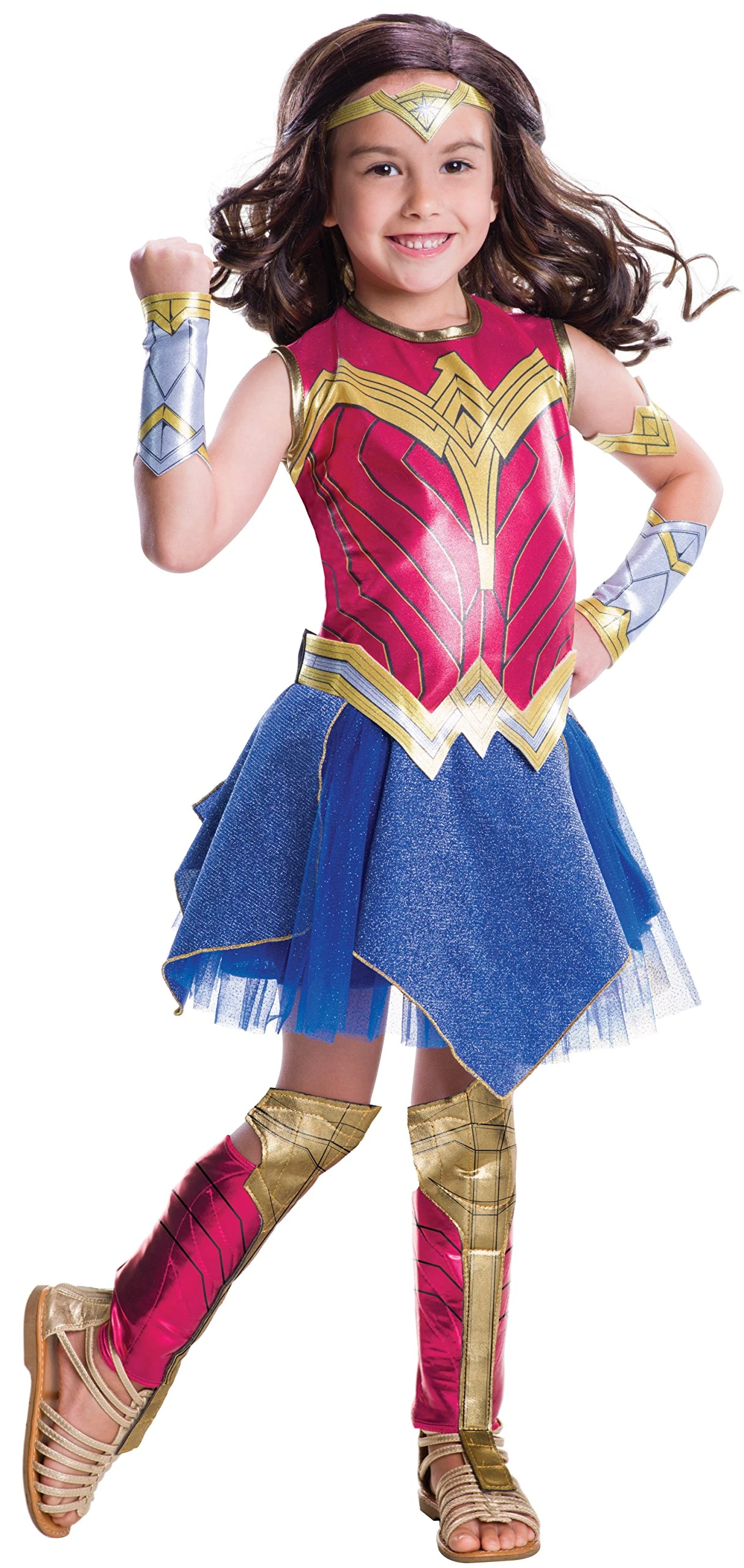 Rubie's Official Deluxe Wonder Woman Childs Dawn of Justice Costume Small