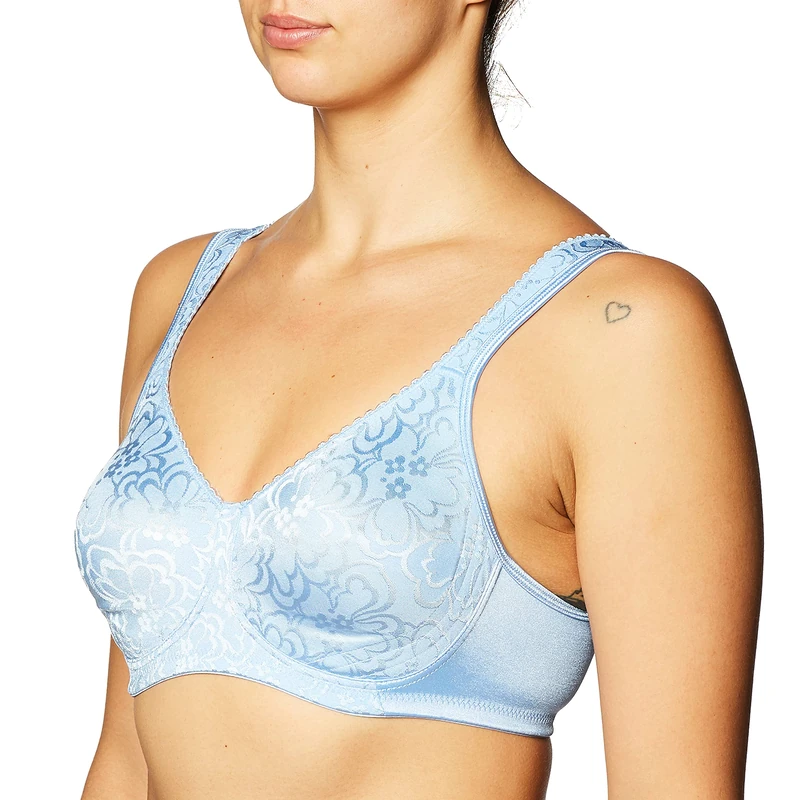 Playtex Women's 18 Hour Ultimate Lift and Support Wire Free Bra US4745 - Blue - 38DD