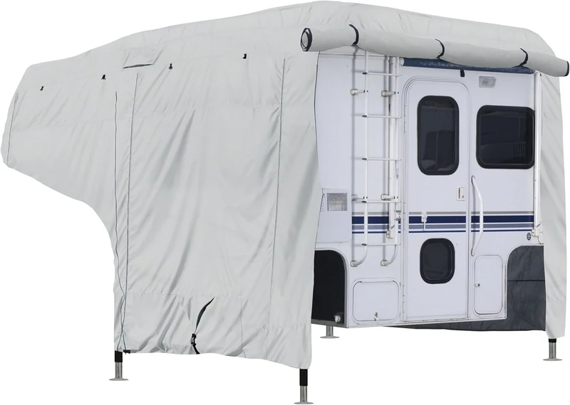 Classic Accessories Over Drive PermaPRO Deluxe Water-Repellent Camper Cover, Fits 10' - 12' Campers