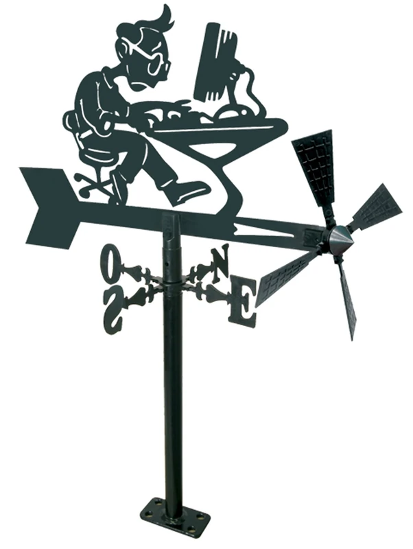 Imex The Fox 11272 Garden Weathervane – Computer, 480 mm
