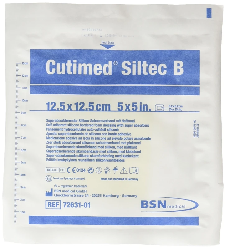 Cultimed Siltec CUT732G Cutimed Siltec B 12.5 * 12.5cm