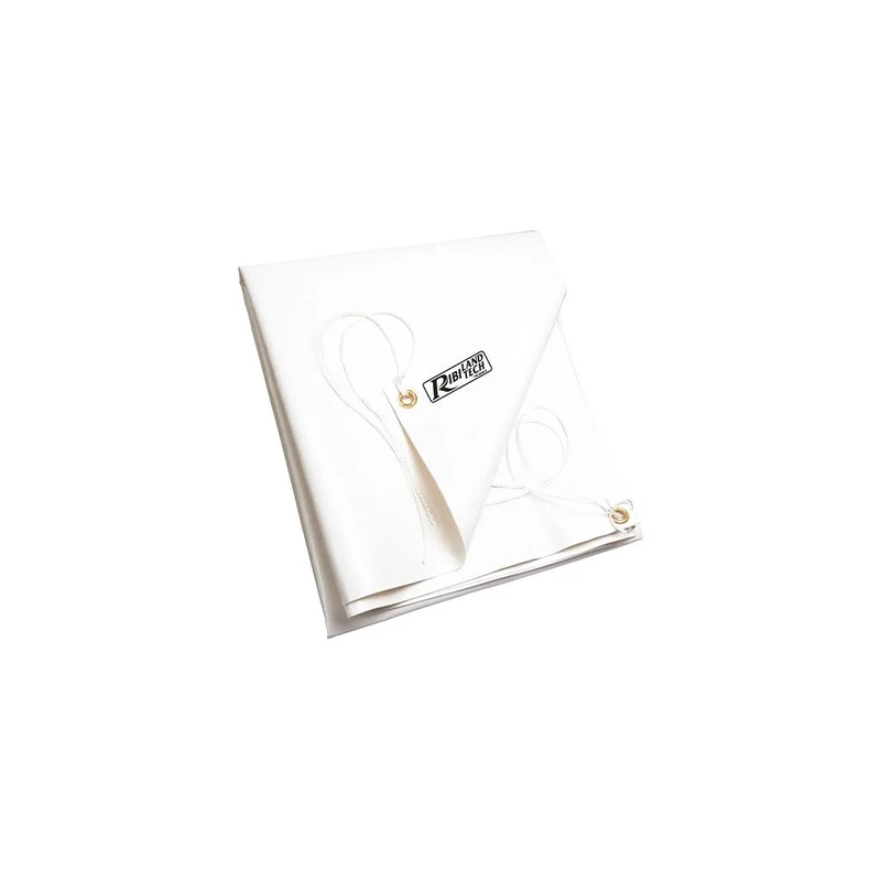 Ribiland PRB65004X05 PVC Tarpaulin, White, 4 x 5 m, 650 g