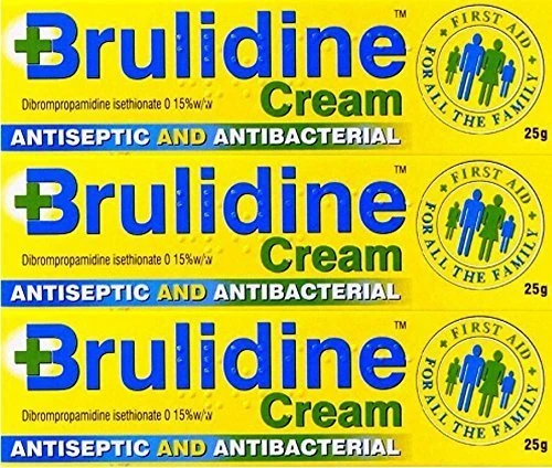 Brulidine Antiseptic Cream 25g x 12 Packs by Manx