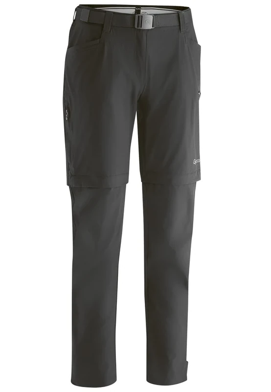 Gonso Ruth, Long women's cycling shorts with zip-off function, Water and stain repellent, Relax Gel Comfort seat pad, Close fit