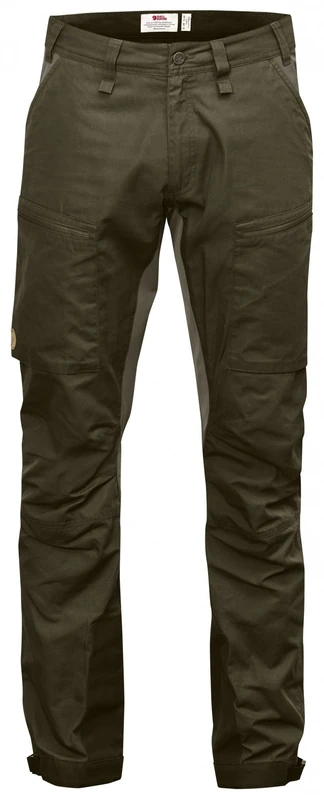 Fjallraven 82890R-633 Abisko Lite Trekking Trs M Reg Pants Men's Dark Olive Size 46 - Image 1