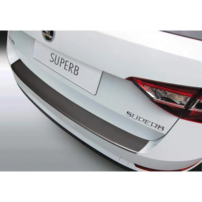 RGM ABS Rear bumper protector compatible with Skoda Superb Combi 9/2015- Black