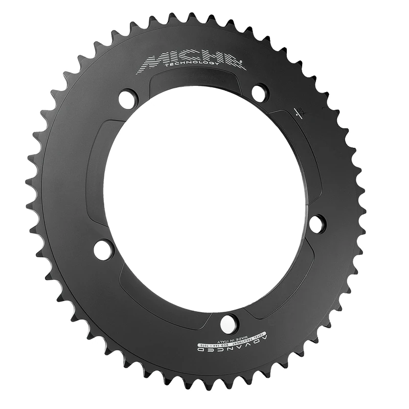 Miche Primato Advanced 144pcd Track Chainring, Black, 50t