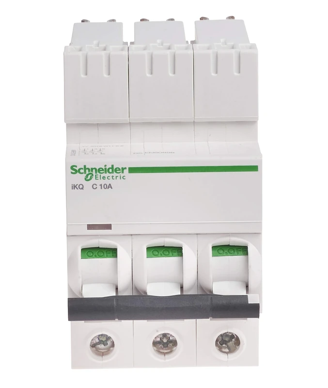 Schneider Electric - KQ Trip free mechanism operates even when the toggle is locked on - Circuit Protection Lockable in the ON or OFF position - - SE10C310