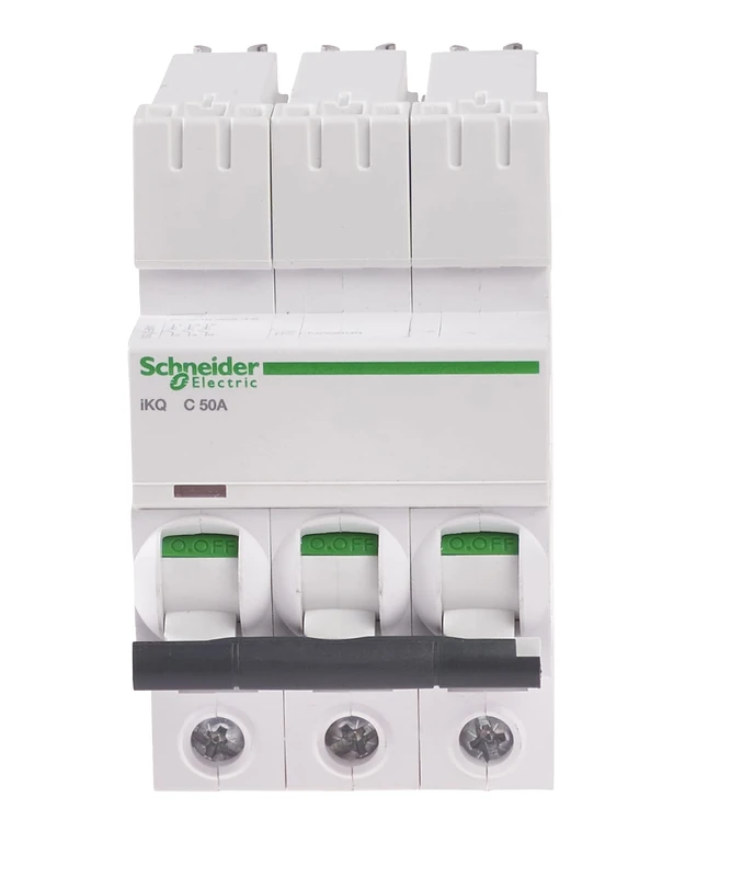 Schneider Electric, SE10C350, IKQ, Miniature Circuit Breaker, 3P, 50A, C MCB