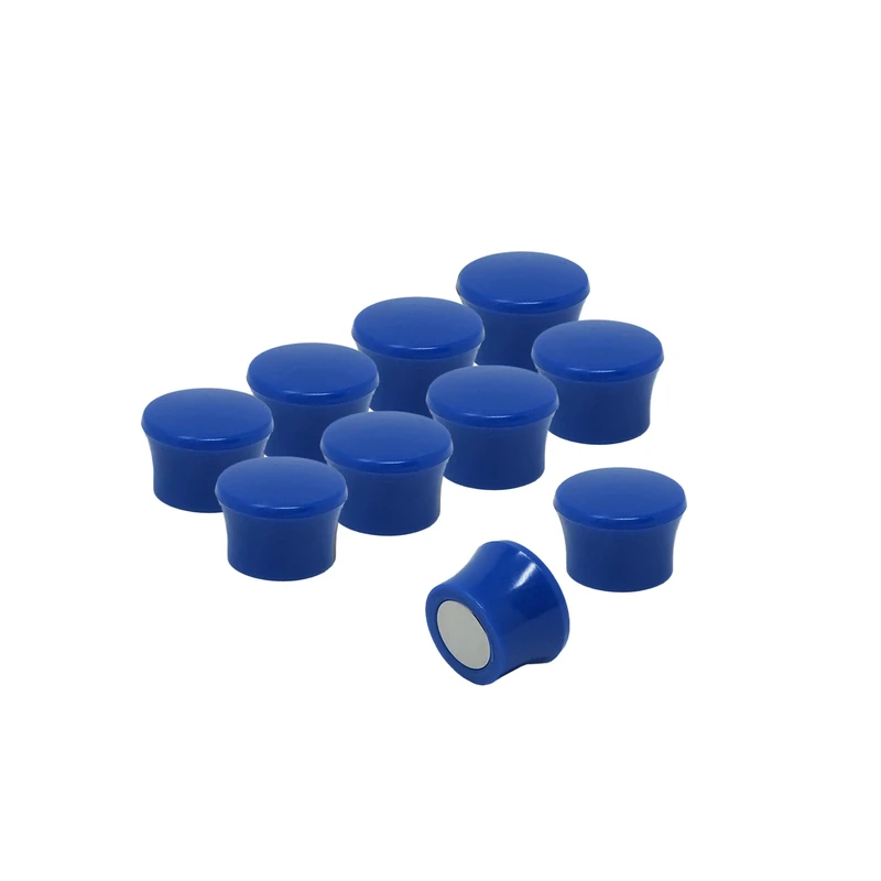 Small High Power 'Memo' Board Magnets - Blue (20 Packs of 10)