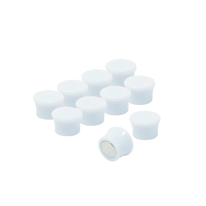 Small High Power 'Memo' Board Magnets - White (20 Packs of 10)