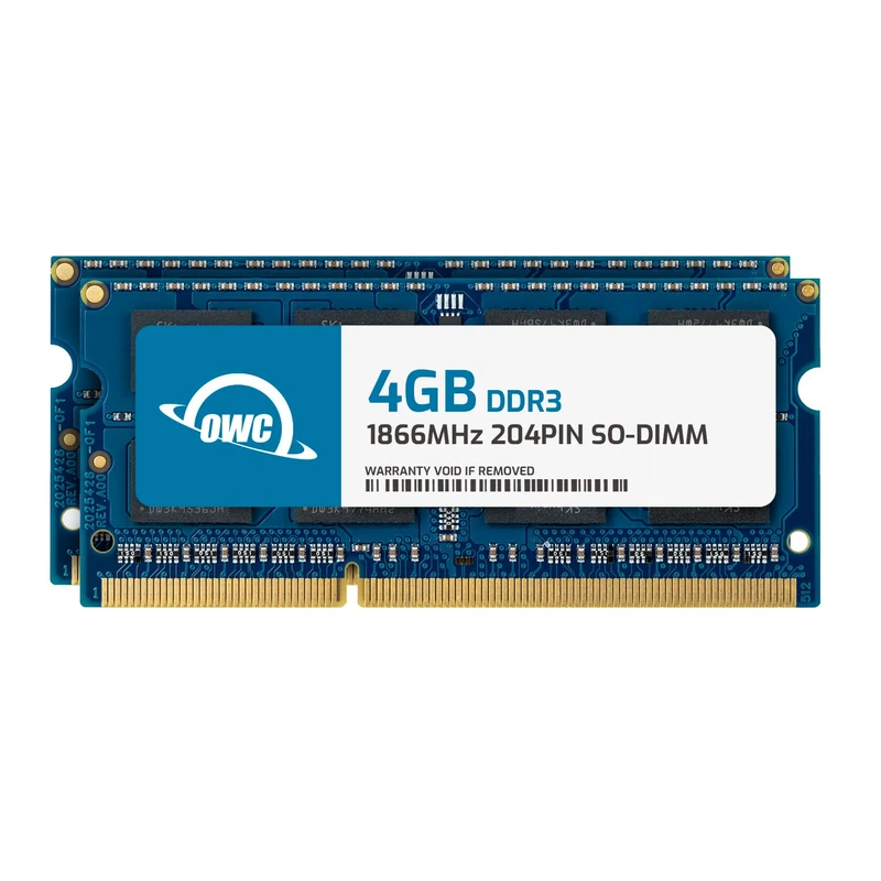 OWC - 8GB OWC Memory Upgrade Kit - 2 x 4GB PC14900 DDR3 1866MHz SO-DIMMs for 27-inch iMac w/Retina 5K Display (Late 2015) models and compatible PCs