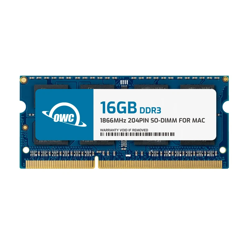 OWC - 16GB OWC Memory Upgrade Module - PC14900 DDR3 1866MHz SO-DIMM for 27-inch iMac w/Retina 5K Display (Late 2015) models and compatible PCs