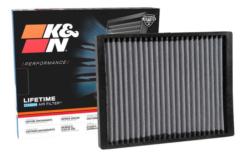 K&N VF1012 Car Cabin Air Filter, White