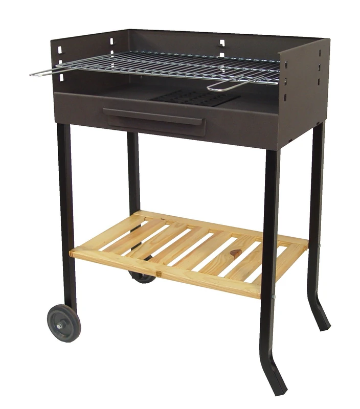 Imex The Fox 71405 – Barbecue with Wheels and Grill Iron, 88 x 68 x 40 cm