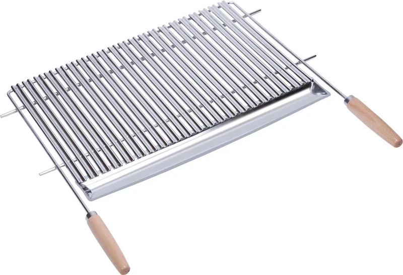 Imex The Fox 71653 – BBQ Grill, Stainless Steel, 80 x 44 cm