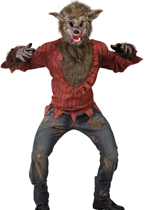 Guirca 80700 Red and Brown Wolf Horror Costume - Image 1