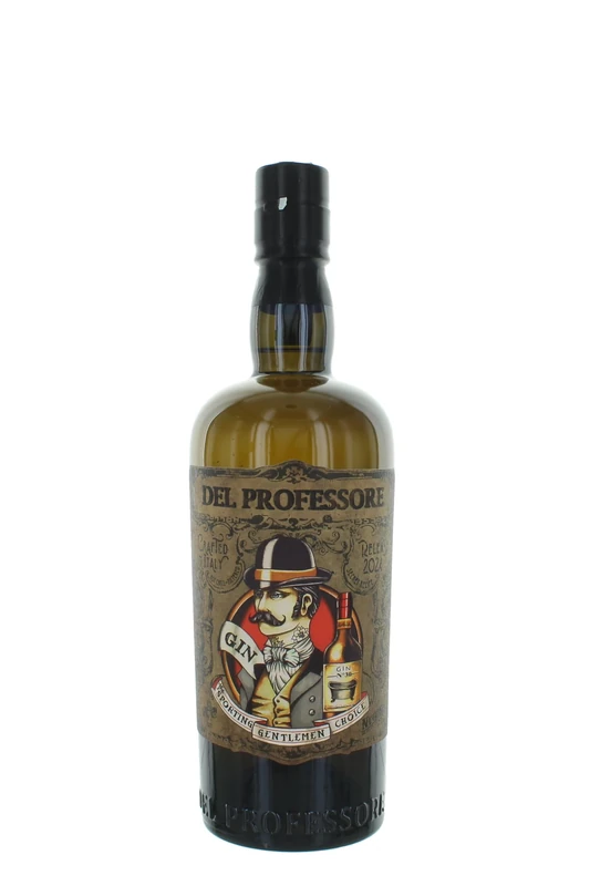 Del Professore Gin Monsieur 70CL, 43.7% - Premium Italian Craft Gin
