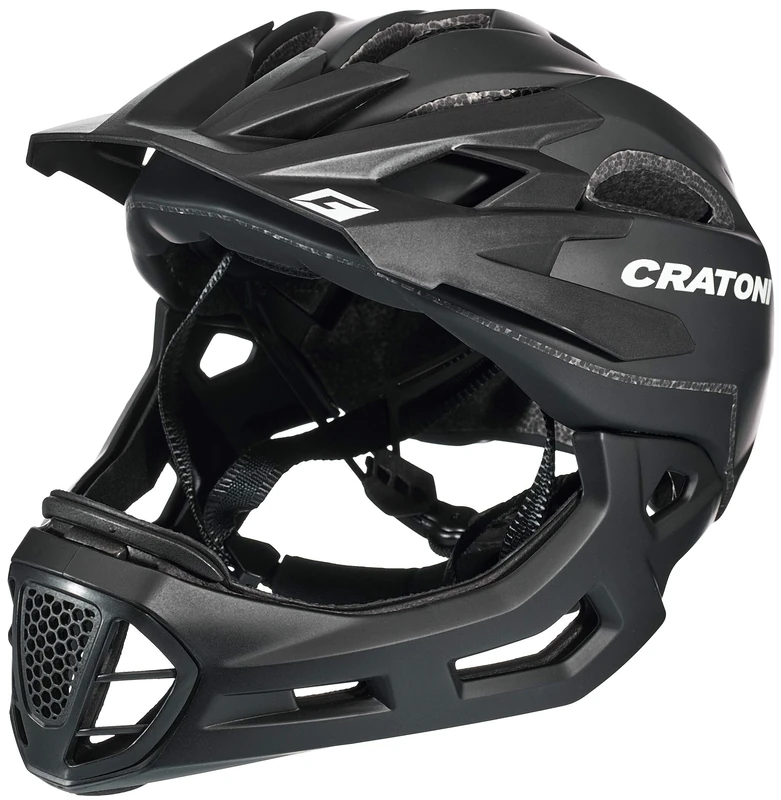 Cratoni Unisex Adult C-Maniac Helmet - Black Matt, Small/Medium/52-56 cm