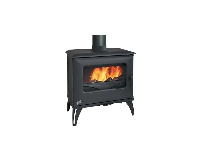 Godin Cube Wood Anthracite – Stove (Anthracite, Firewood, 220 m³, 6500 W, 385 mm, 650 mm