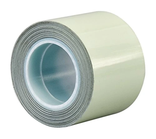 TapeCase GLO-7560-HT-1.000"-500 Green Laminated Film/Acrylic Adhesive Premium Glow in Dark 7560HT Tape, 1" Diameter Circle, 0.01" Thick, 1 Length, 1" Width (Pack of 500) - Image 1