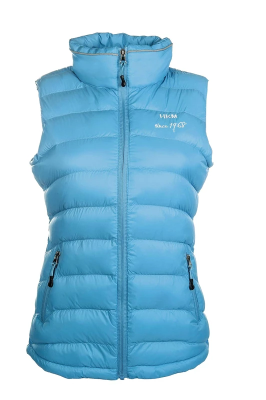 HKM Girl's Extra Light Riding Vest, Azure, 14/15 Years