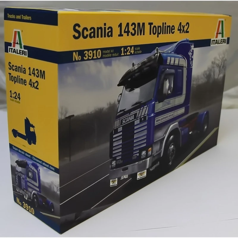 Italeri 3910 Scania 143M Topline 4x2, Scale 1:24, Plastic Model Kit
