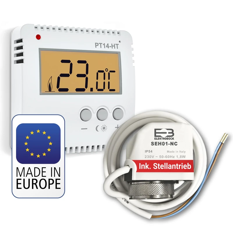 Elektrobock PT14-HT-SEH Room Thermostat and Actuator Set