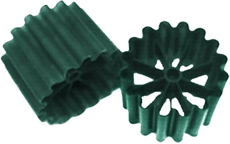 AquaForte SB590 filter medium biorings bag 2000 pieces = 0.2 m³, green