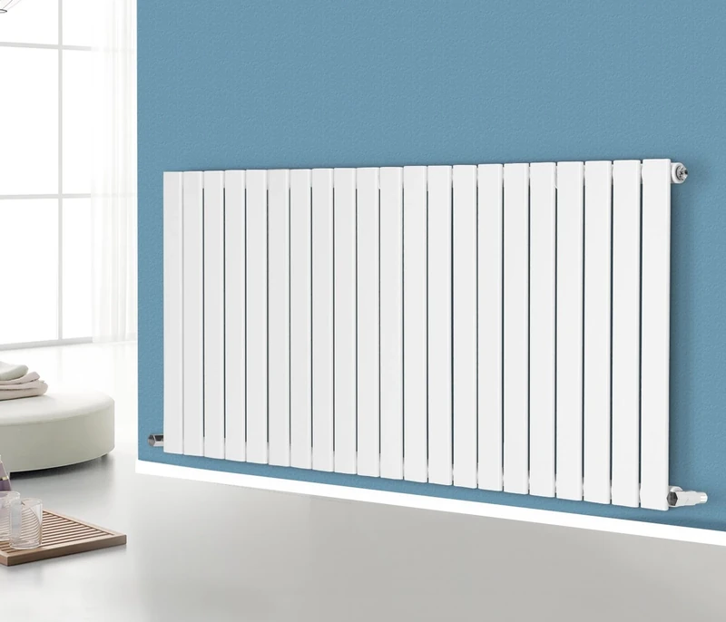 NRGWhite Designer Radiator Flat Single Panel 600x1428 Central Heating Rads
