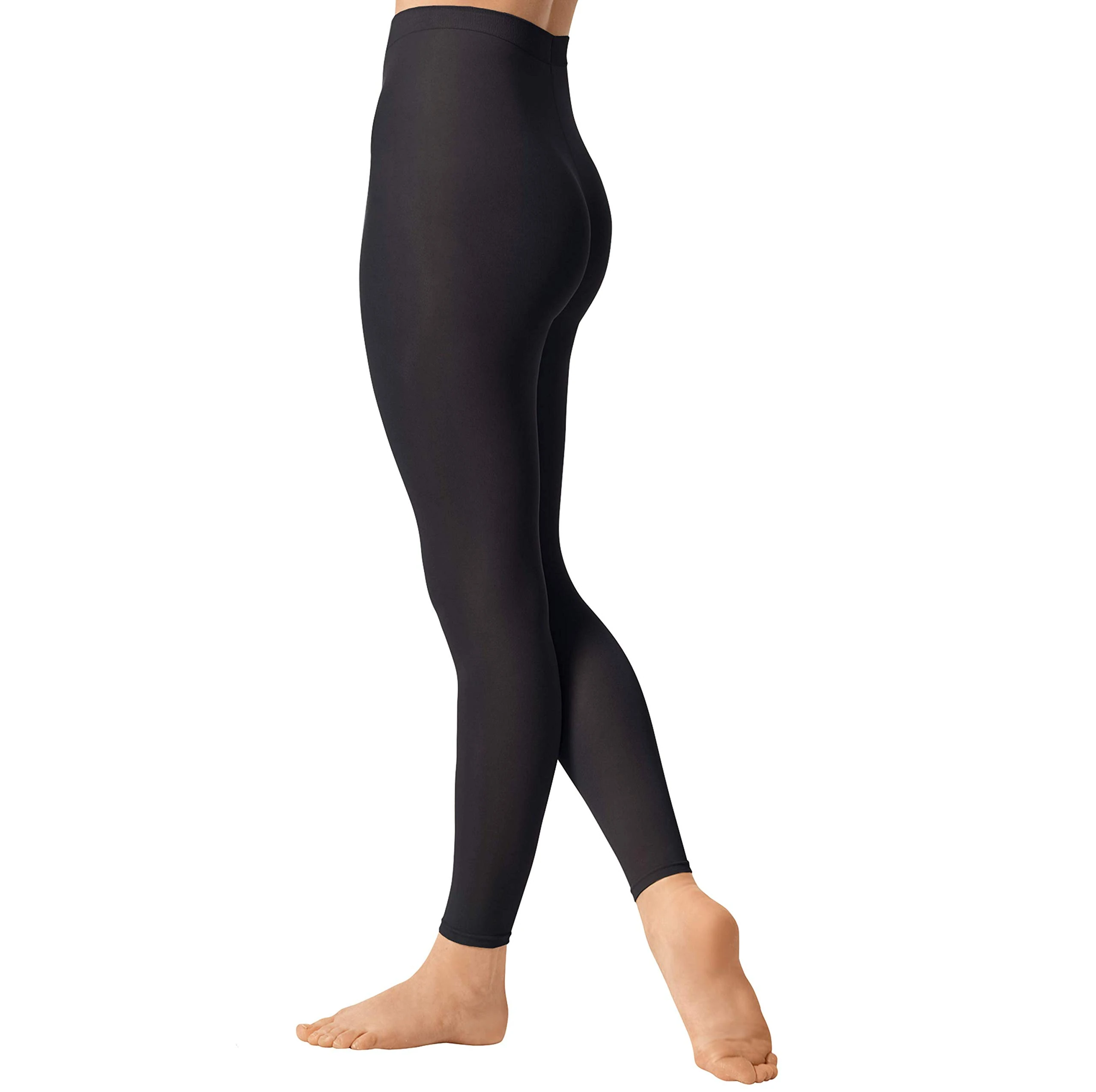 Footless dance tights Black (Medium)