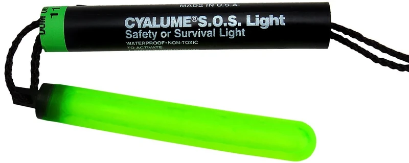 Cyalume Technologies SA9-42740AM Green Signalling Device S.O.S., 5.25" Long, 8 Hour Duration (Pack of 10)